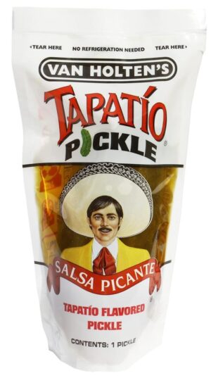 Van Holten's Jumbo Tapatio Spicy Salsa Pickle in a  Pouch 12ct